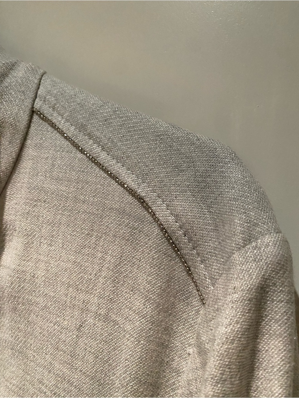 Marccain Women’s Light Gray Crewneck Jacket